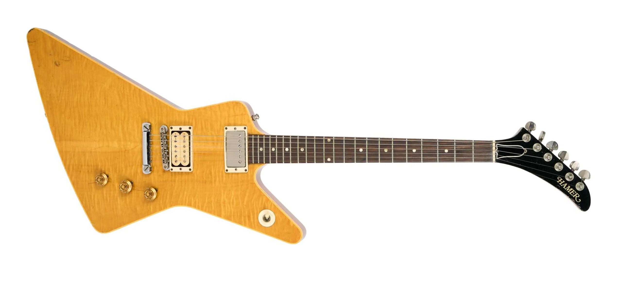 Rick Nielsen, Stage Played 1975 Hamer Standard Electric Guitar, Natural