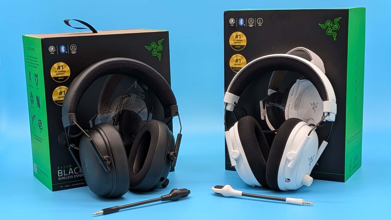 Razer BlackShark V3 Pro and BlackShark V3 gaming headsets