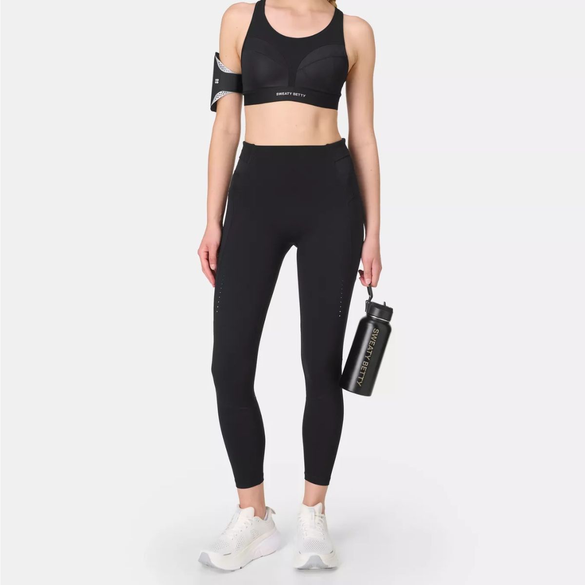 model wearing Sweaty Betty leggings