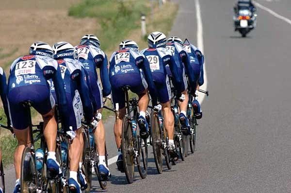 Liberty Seguros-Wurth aren't known for their time trialling, and finished 17th