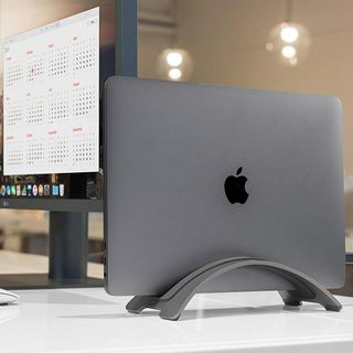 TwelveSouth BookArc holding a MacBook