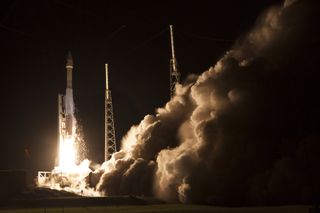 A United Launch Alliance Atlas 5 rocket launches the U.S. Air Force's GPS 2F-7 satellite into orbit on Aug. 1, 2014