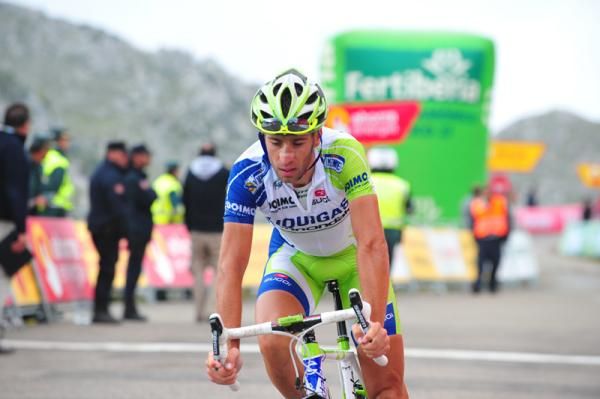 Vincenzo Nibali (Liquigas Cannondale) had a poor day by his standards