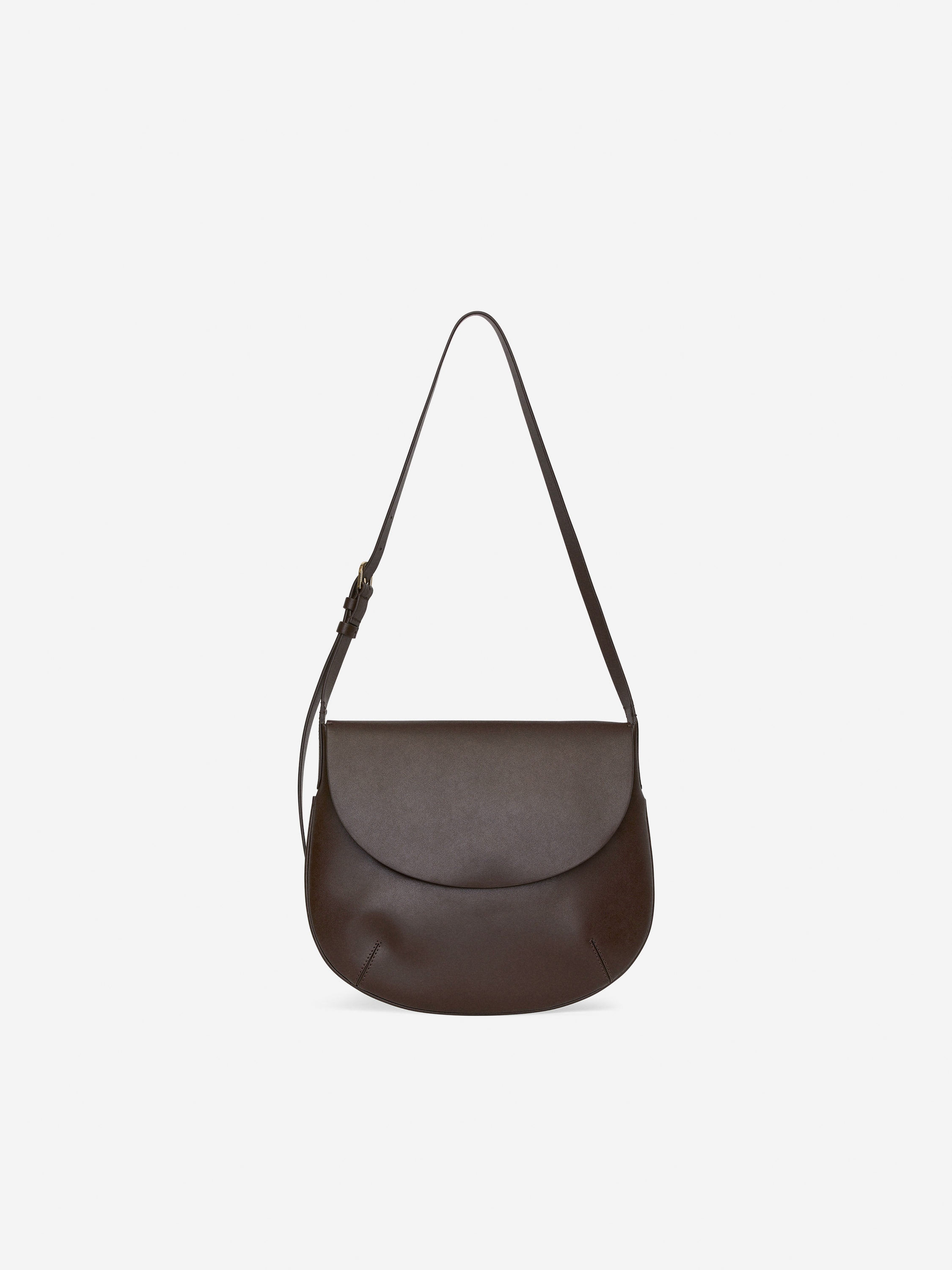 Leather Shoulder Bag &amp;ndash; Dark Brown &amp;ndash; Women &amp;ndash; Arket Gb