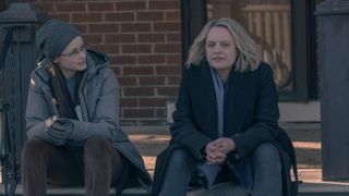Alexis Bledel and Elisabeth Moss in The Handmaid's Tale