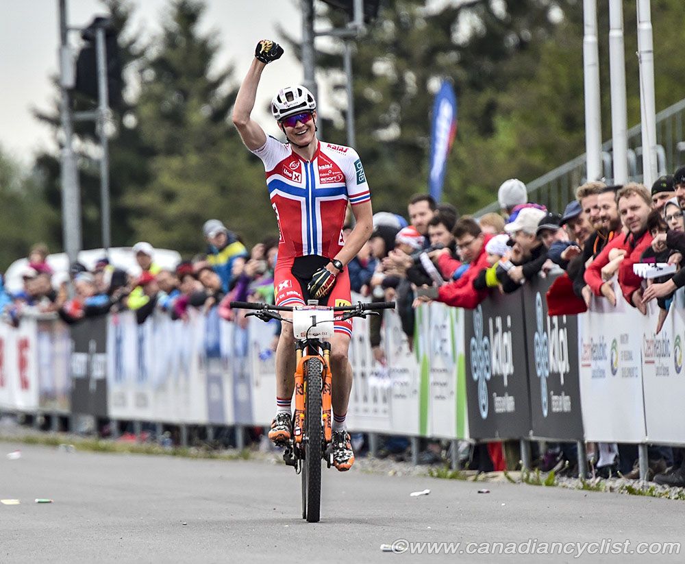 Petter Fagerhaug (Norway) wins U23 men's race