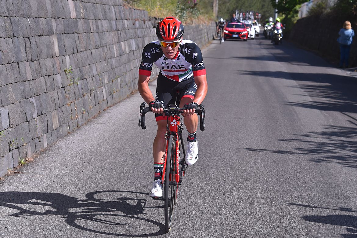 Jan Polanc on the move at the Giro d'Italia