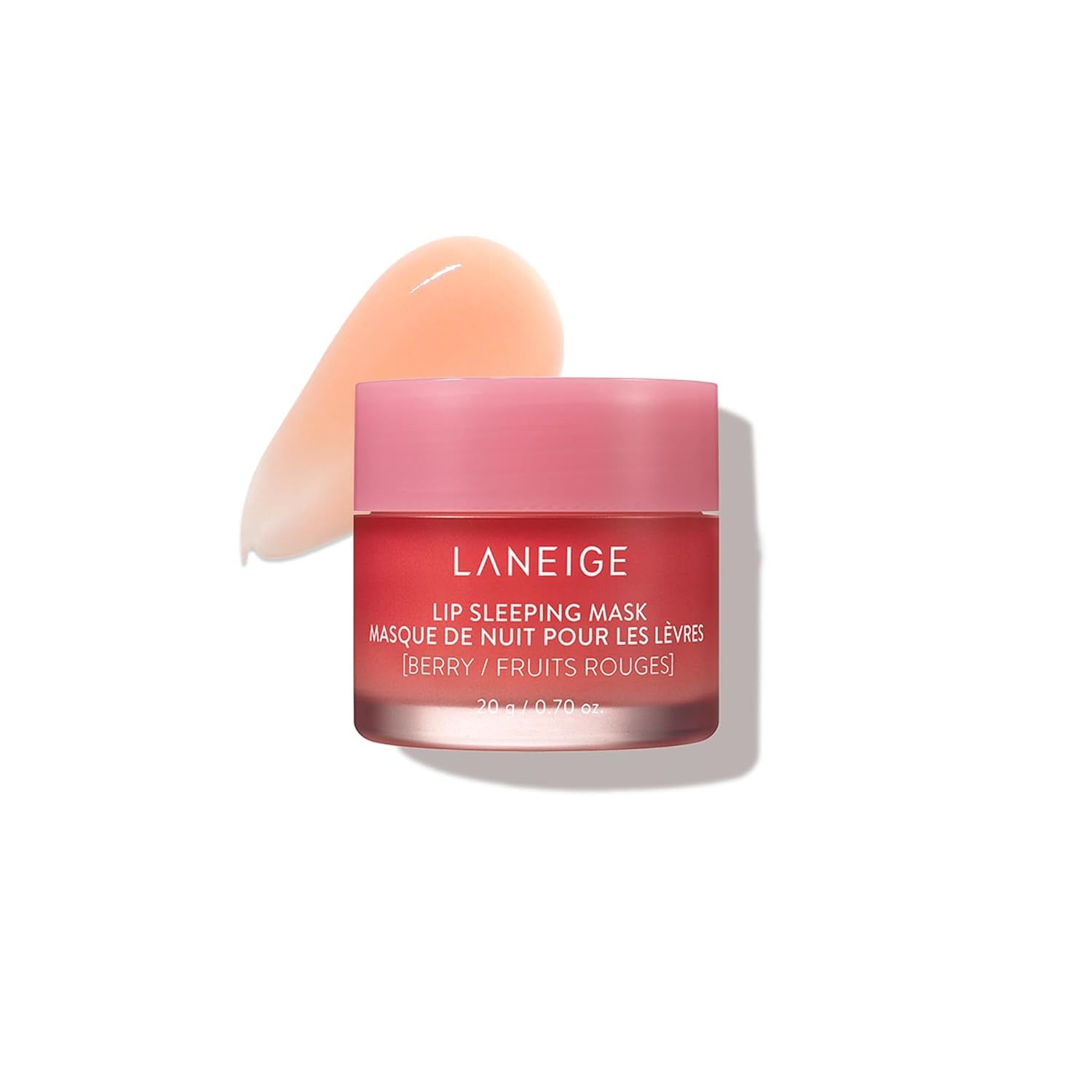 Laneige Lip Sleeping Mask, Berry: Nourishing Overnight Lip Treatment With Vitamin C, Shea & Murumuru Butter for Hydrating Dry, Flaky Lips