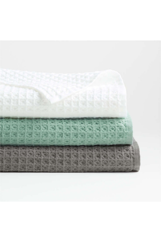 Best bath towels: Organic Cotton Waffle Bath Towels