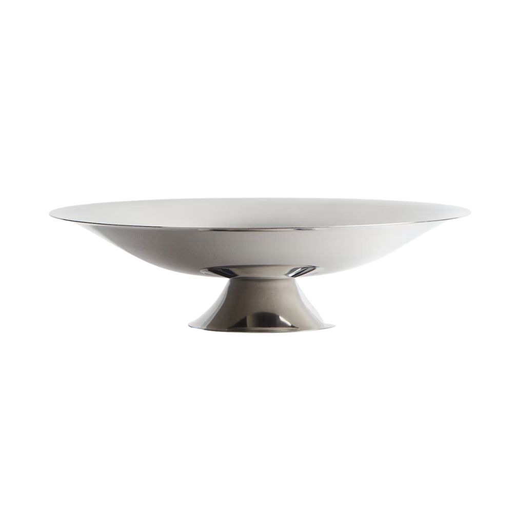 Footed Stainless Steel Bowl