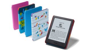 Three of the Amazon Kindle Kids Edition