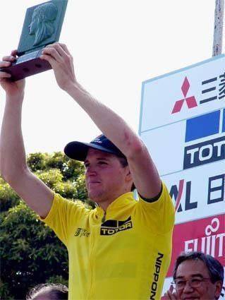 On the podium in Japan