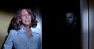 laurie strode and michael myers in the original halloween