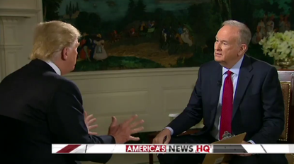 President Trump and Bill O'Reilly on Fox