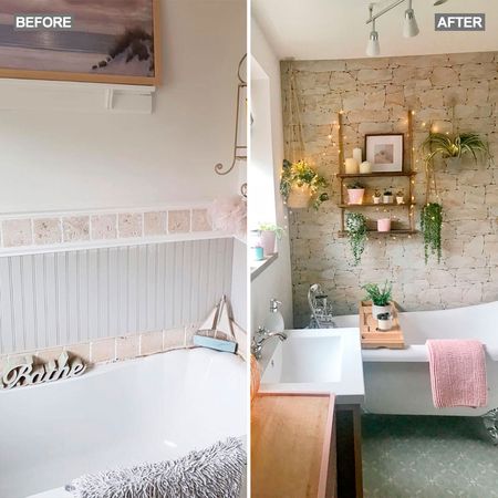 bathroom makeover images before and after 