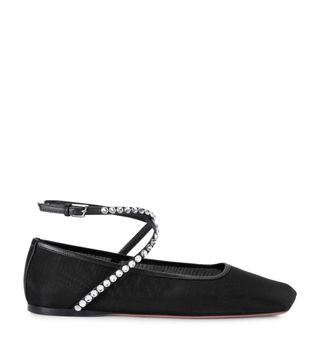 Embellished Ane Ballet Flats