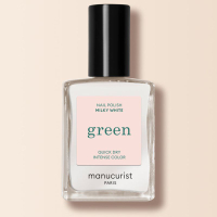 Manucurist Milky White Natural Nail Polish | RRP: $14 / £14
Made with plant-based ingredients, this creamy white nail polish will give you perfect milk nails in an instant. To get an extra shiny look, finish with a top coat.