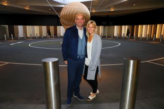 Thomas Bjorn and his girlfriend Grace Barber