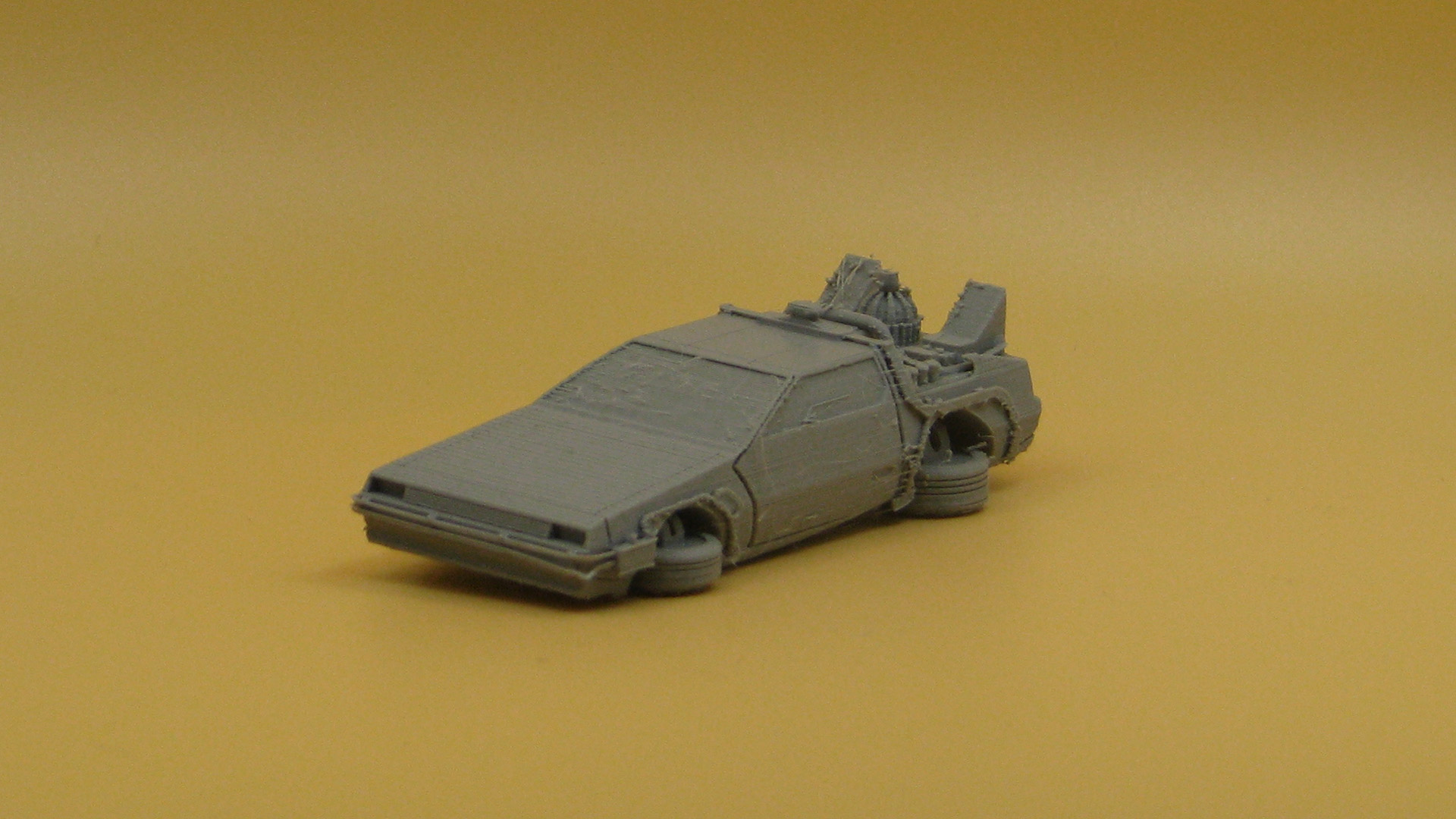 3D printed DeLorean time machine from Back to the Future