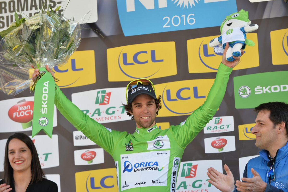 Michael Matthews leads the sprint classification