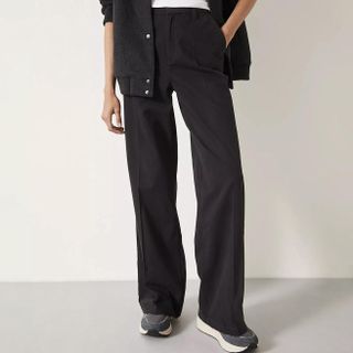 Hush, Flat Front Straight Trousers