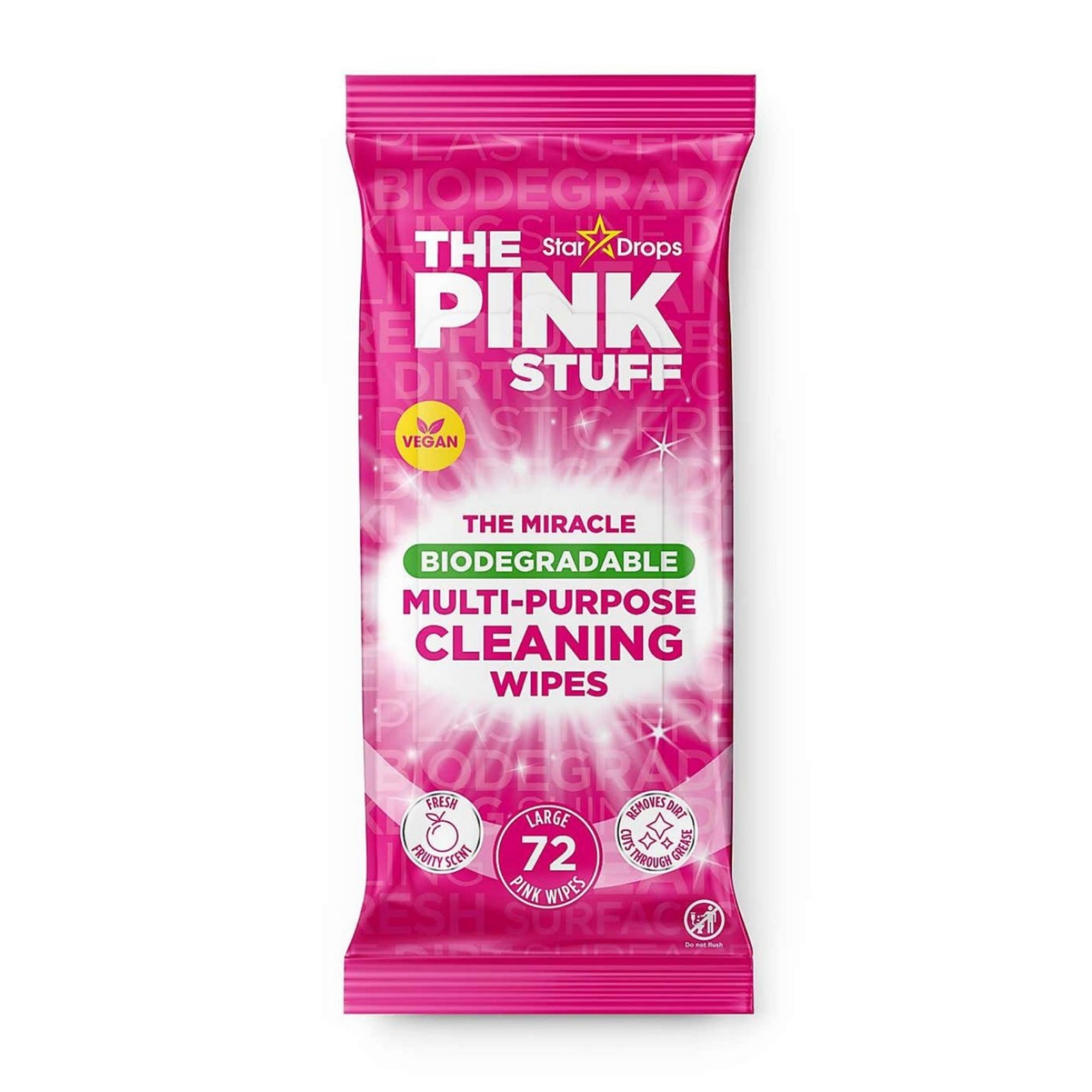 The Pink Stuff Pack of 72 Multipurpose Cleaning Wipes
