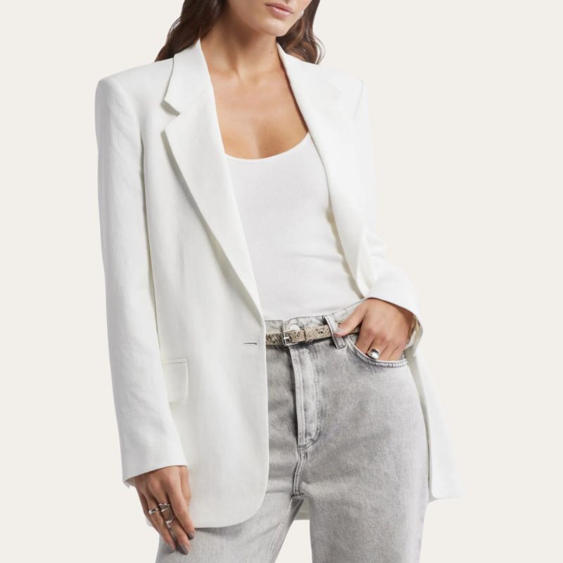 Image of white blazer