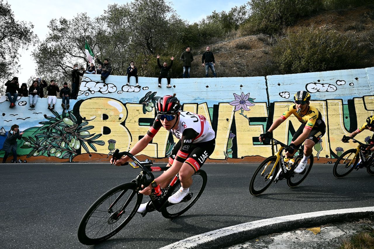 Tadej Pogacar at the 2022 Milan-San Remo