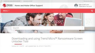 Trend Micro Screen Unlocker Tools