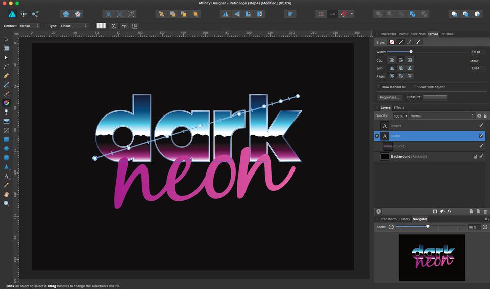 How to create a retro logo with Affinity Designer | Creative Bloq