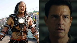 Mickey Rourke in Iron Man 2/Tom Cruise in Top Gun: Maverick