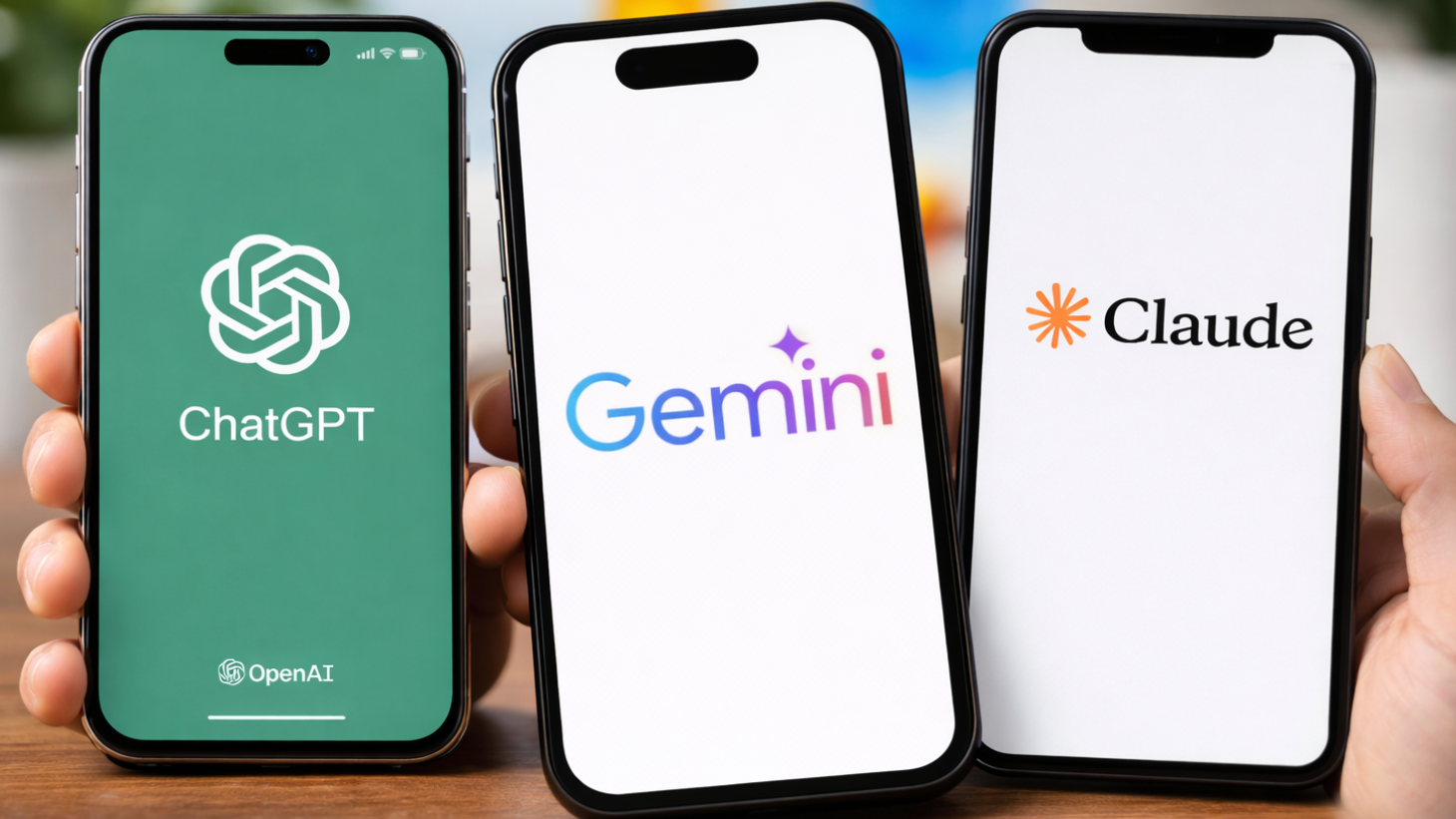 ChatGPT vs Gemini vs Claude