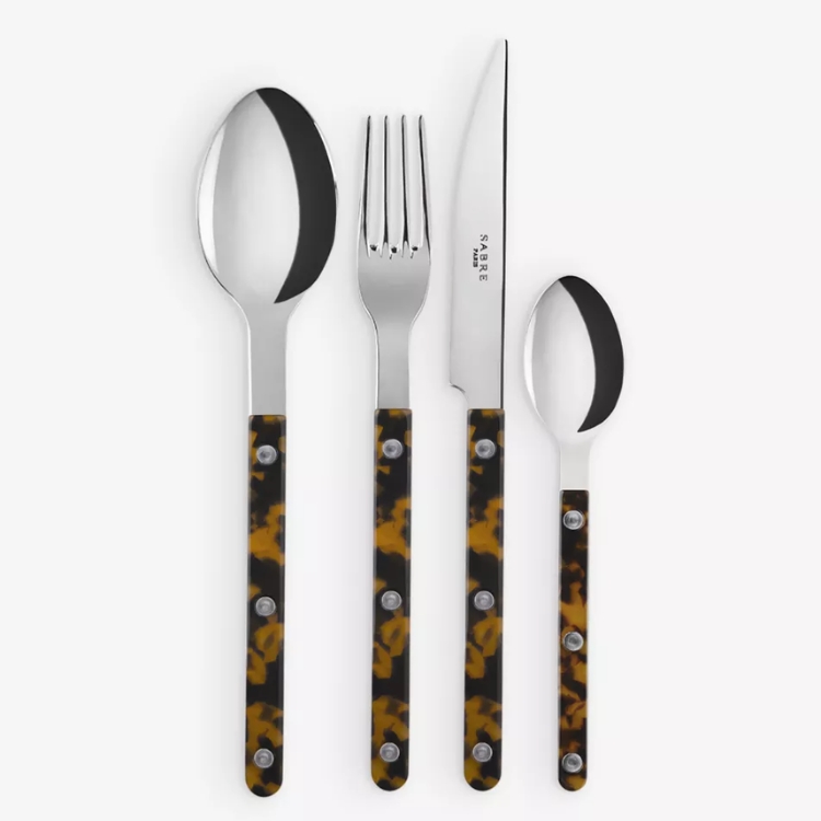 Sabre, Bistrot Stainless-Steel and Teak Cutlery