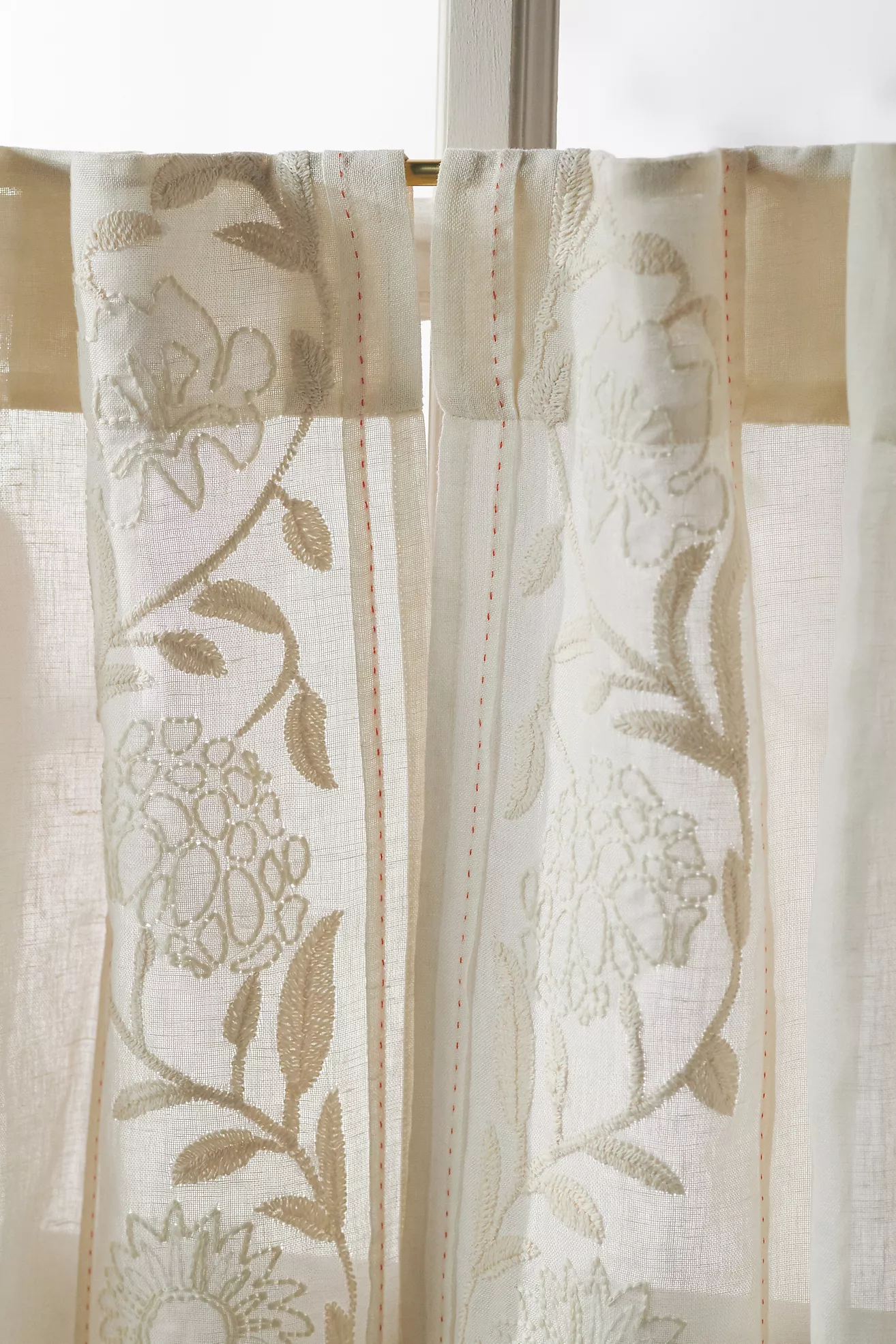 Manette Caf&amp;eacute; Curtain, Set of 2