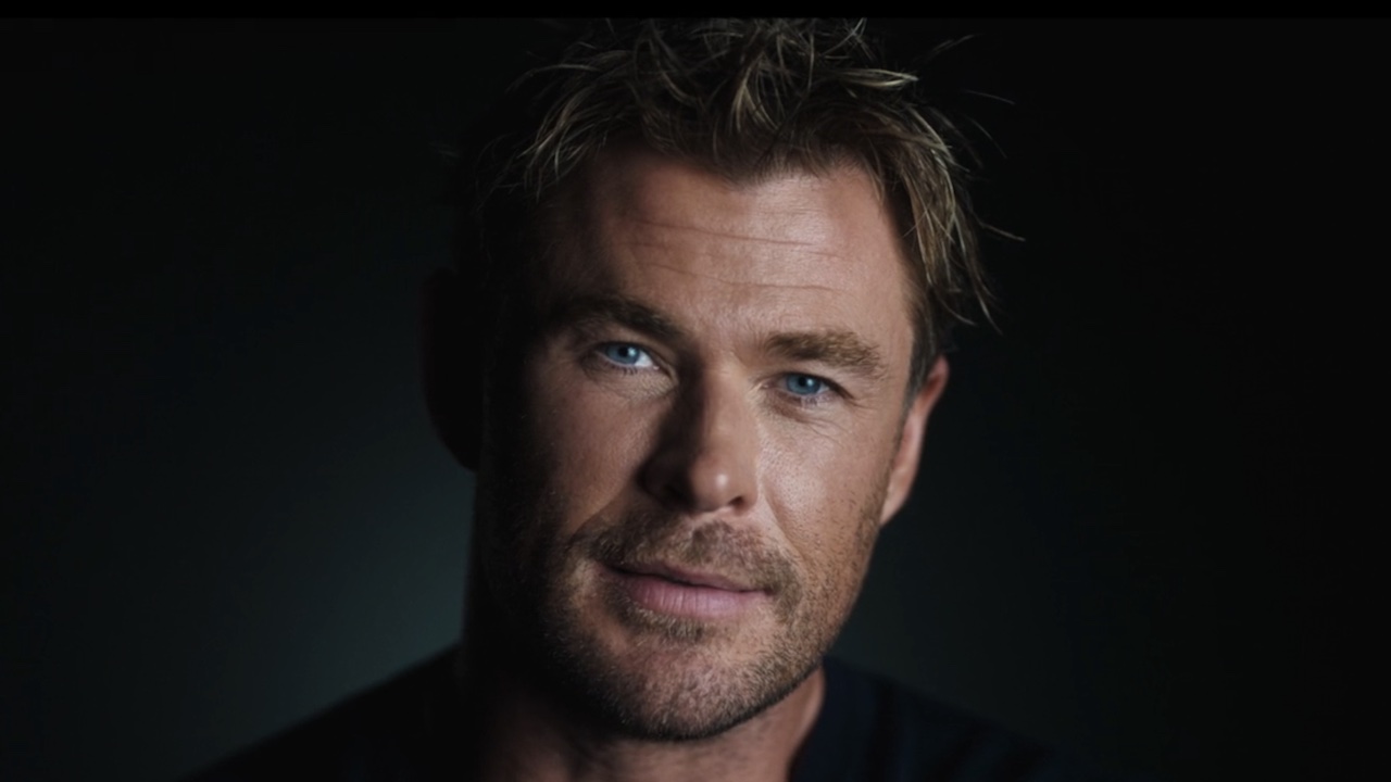 Chris Hemsworth in a confessional for Limitless: Live Better Now