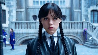 Jenna Ortega as Wednesday Addams in "Wednesday" season 2 on Netflix