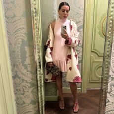 Noora Raj Brown wearing print outfits