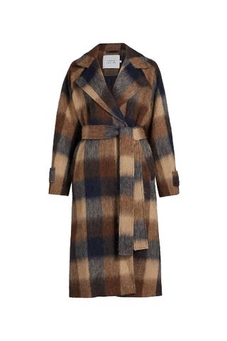 Tanya Taylor Randi Wool-Blend Checkered Coat