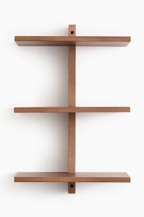 Wooden Wall Shelf - Dark Brown