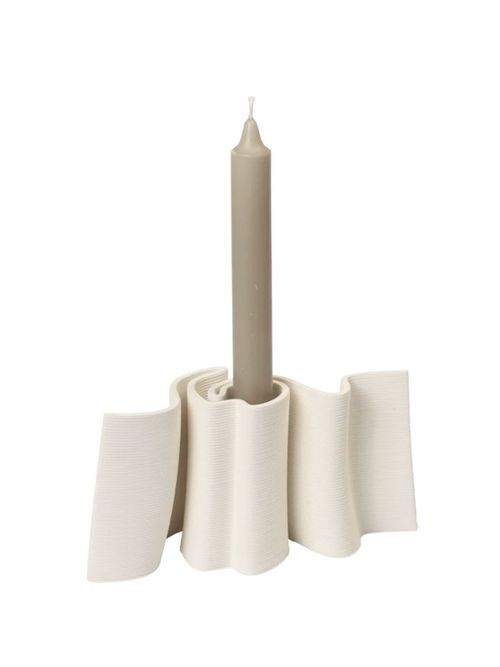 Dedali Candle Holder in&nbsp; Off-White