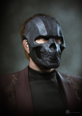 Black Mask concept art Birds of Prey