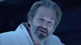 Jeff Bridges as the older Kevin Flynn in Tron: Legacy