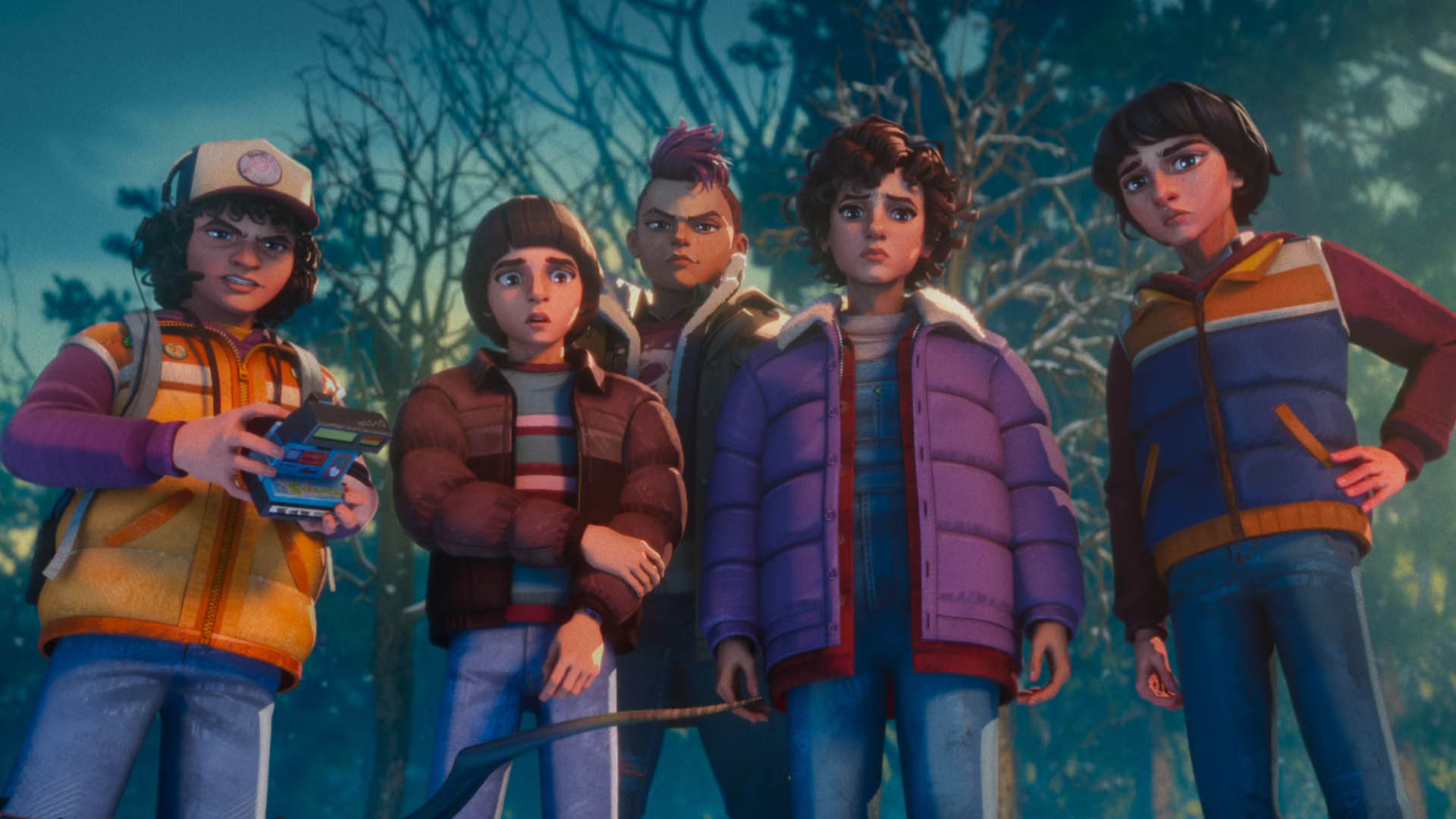 Stranger Things Tales from '85 cast.