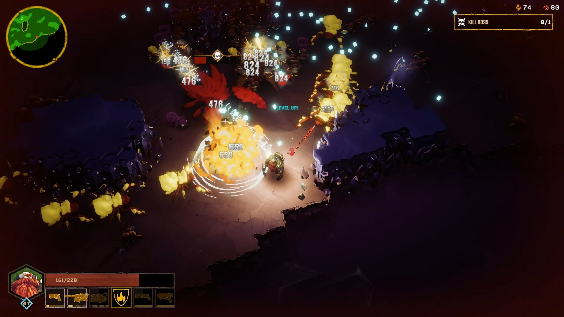 Deep Rock Galactic: Survivor a survival bullet hell based on Deep Rock Galactic