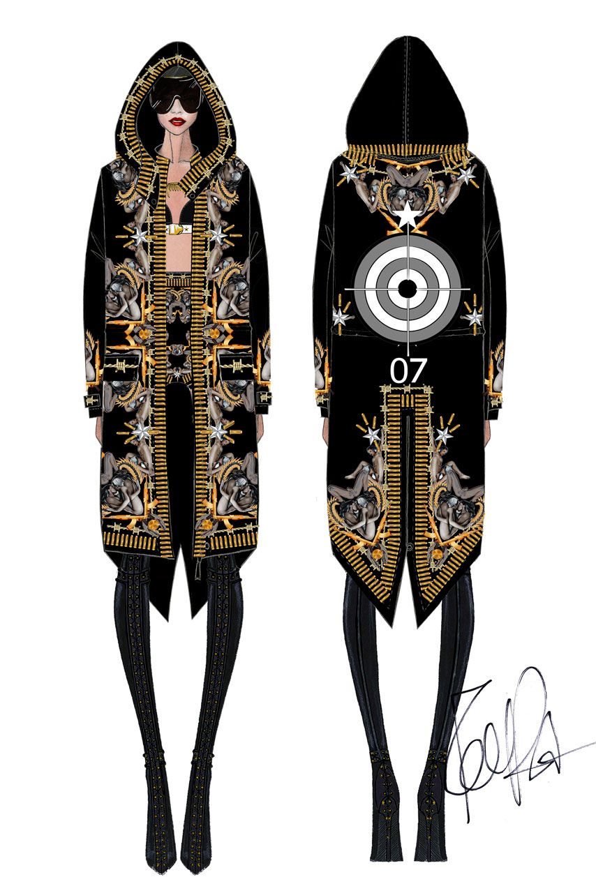 Givenchy designs Rihanna&#039;s Diamonds World Tour costumes 