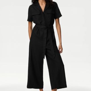 M&S Linen Blend Jumpsuit