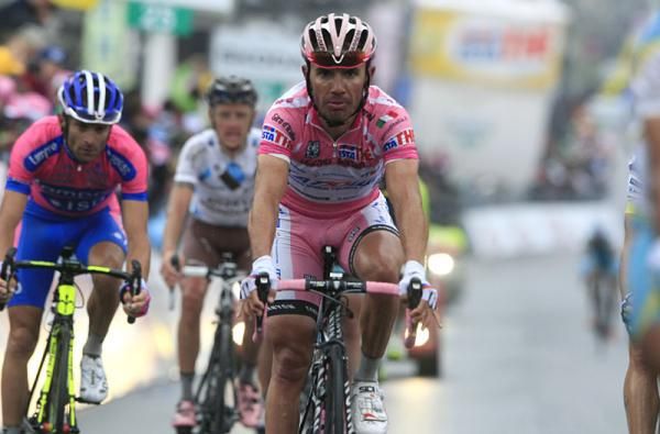 Joaquim Rodriguez (Katusha) crosses the line