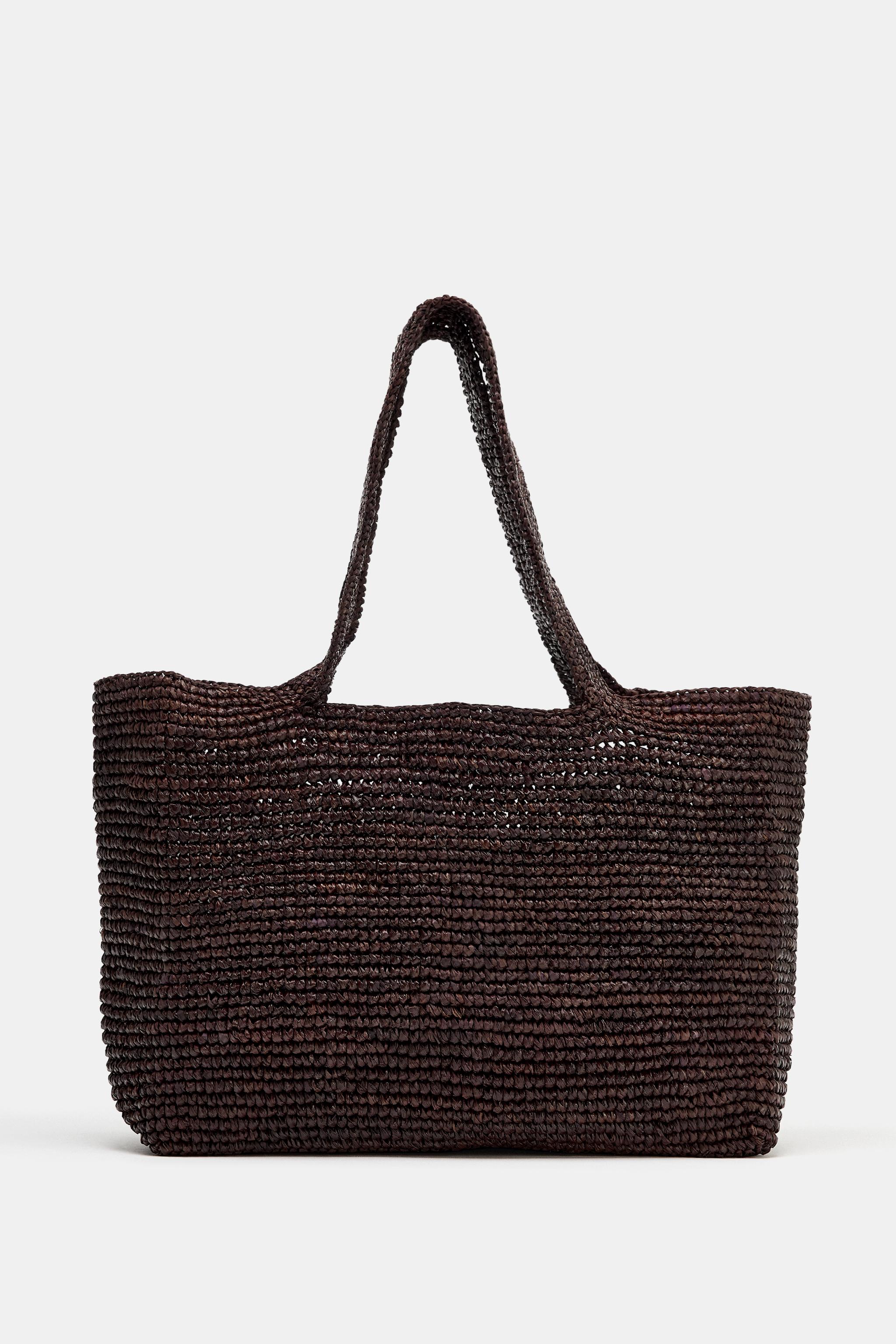 raffia tote bag