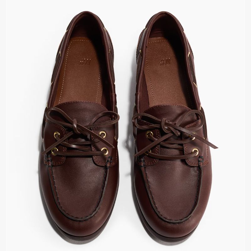H&amp;amp;M deck shoes cut out