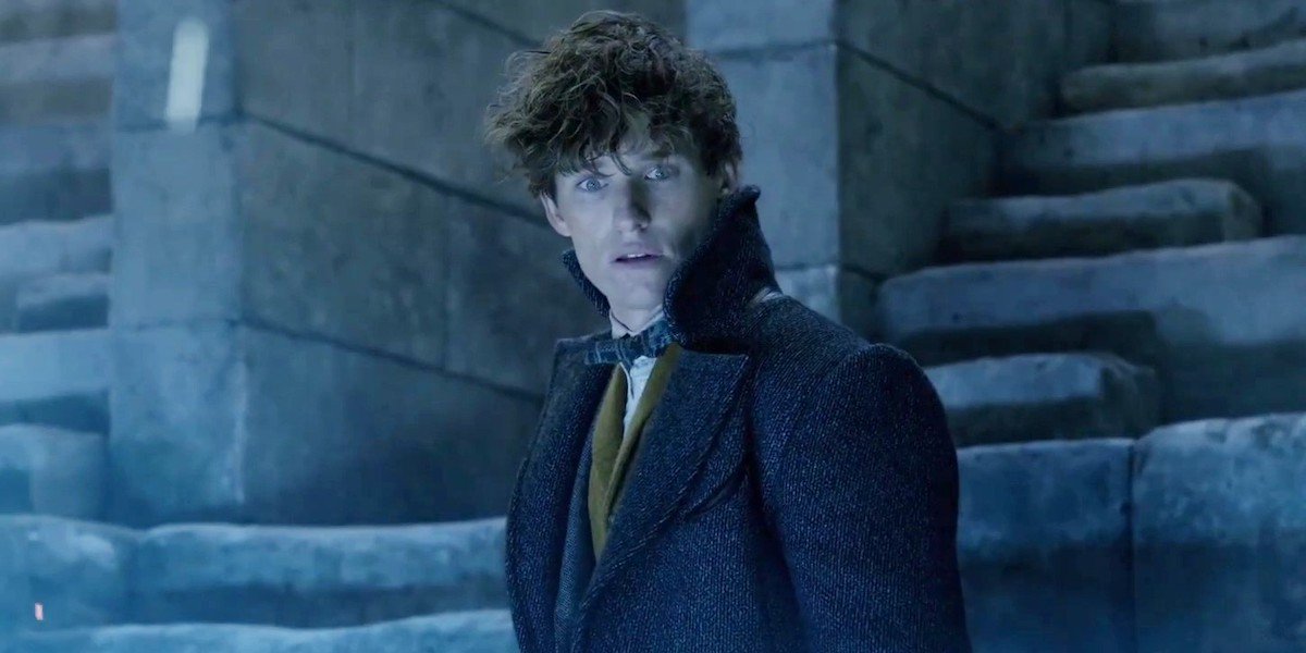 Eddie Redmayne in Newt Scamander in Fantastic Beasts